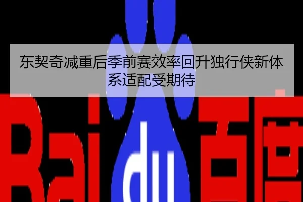 东契奇减重后季前赛效率回升独行侠新体系适配受期待